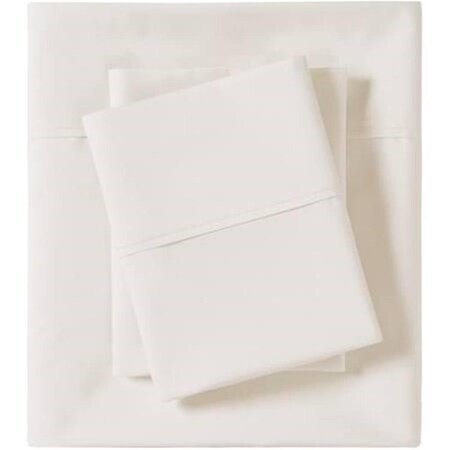 Madison Park Queen Size Cotton Sheet Set, Ivory MP20-5379